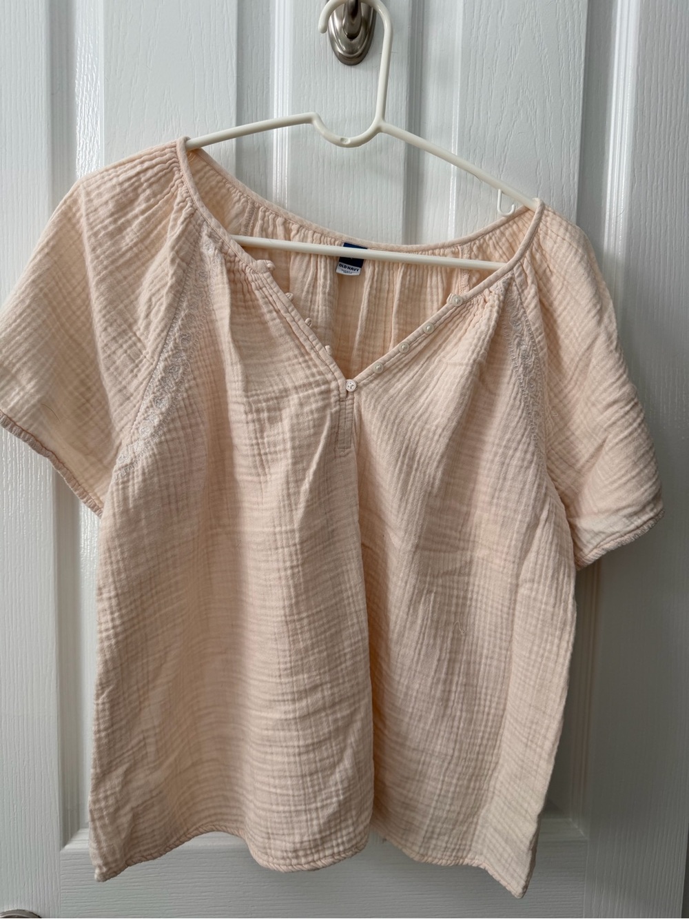Old Navy Soft Gauze Peach Top